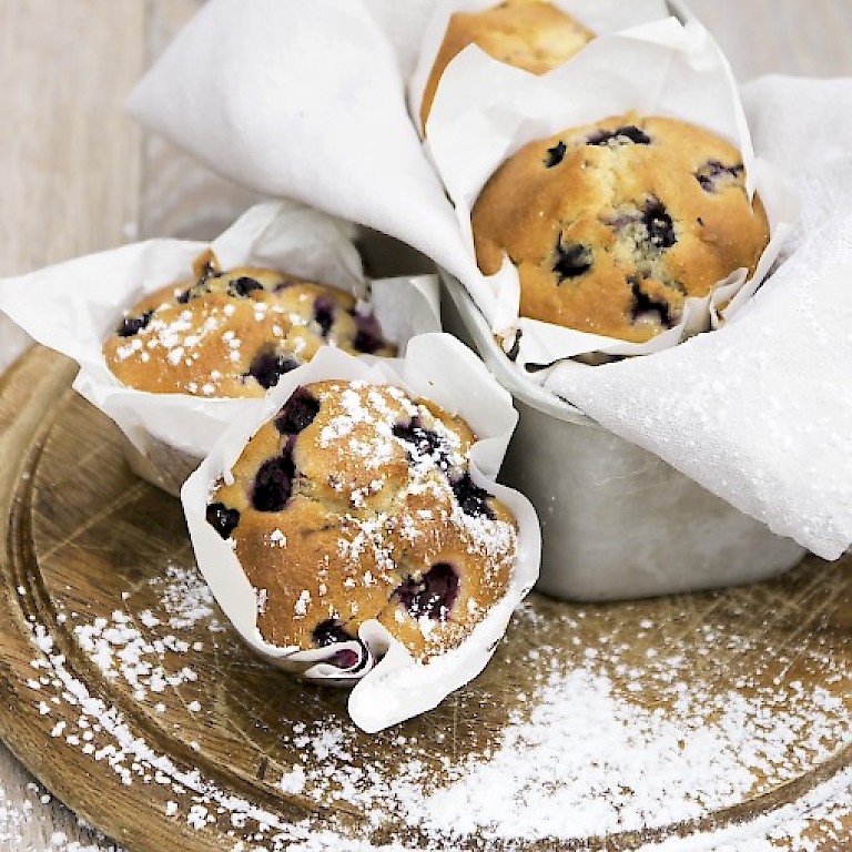 LANDGEFÜHL®-Blaubeere 'Doppelte Ernte' eine beliebte Zutat für Muffins